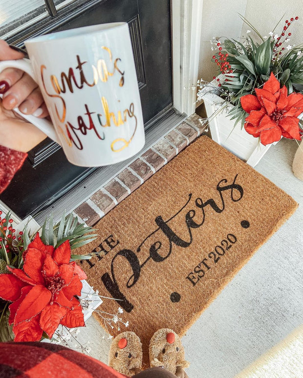 Personalized Family Name Doormats
