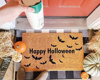 Happy Halloween Coir Doormat